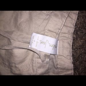 Vs: London jean linen pants . Size 2.